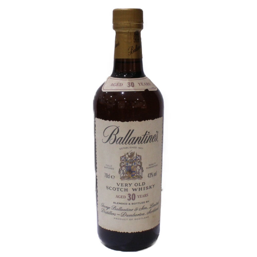 【未開栓】Ballantine's　バランタイン30年　ベリーオールド　旧ボトル　700ml　43％　スコッチ　ウイスキー【古酒・中古】松前R56店