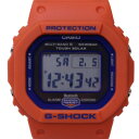 【販売証明書付き】CASIO カシオ G-SHOCK スペシャル 神戸市消防救助隊コラボ GW-B5600FB-4JR 電波ソーラー デジタル ラバー オレンジ 黄色 メンズ レディース ユニセックス 腕時計【中古】松前R56店