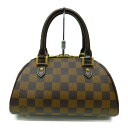 LOUIS VUITTON　ルイヴィトン　リベラ・ミニ　N41436　ダミエ・エベヌ　廃盤　ゴールド金具　ハンドバッグ　コンパクト　シンプル　レディース　ウィメンズ　ギフト　プレゼント包装可　新居浜店