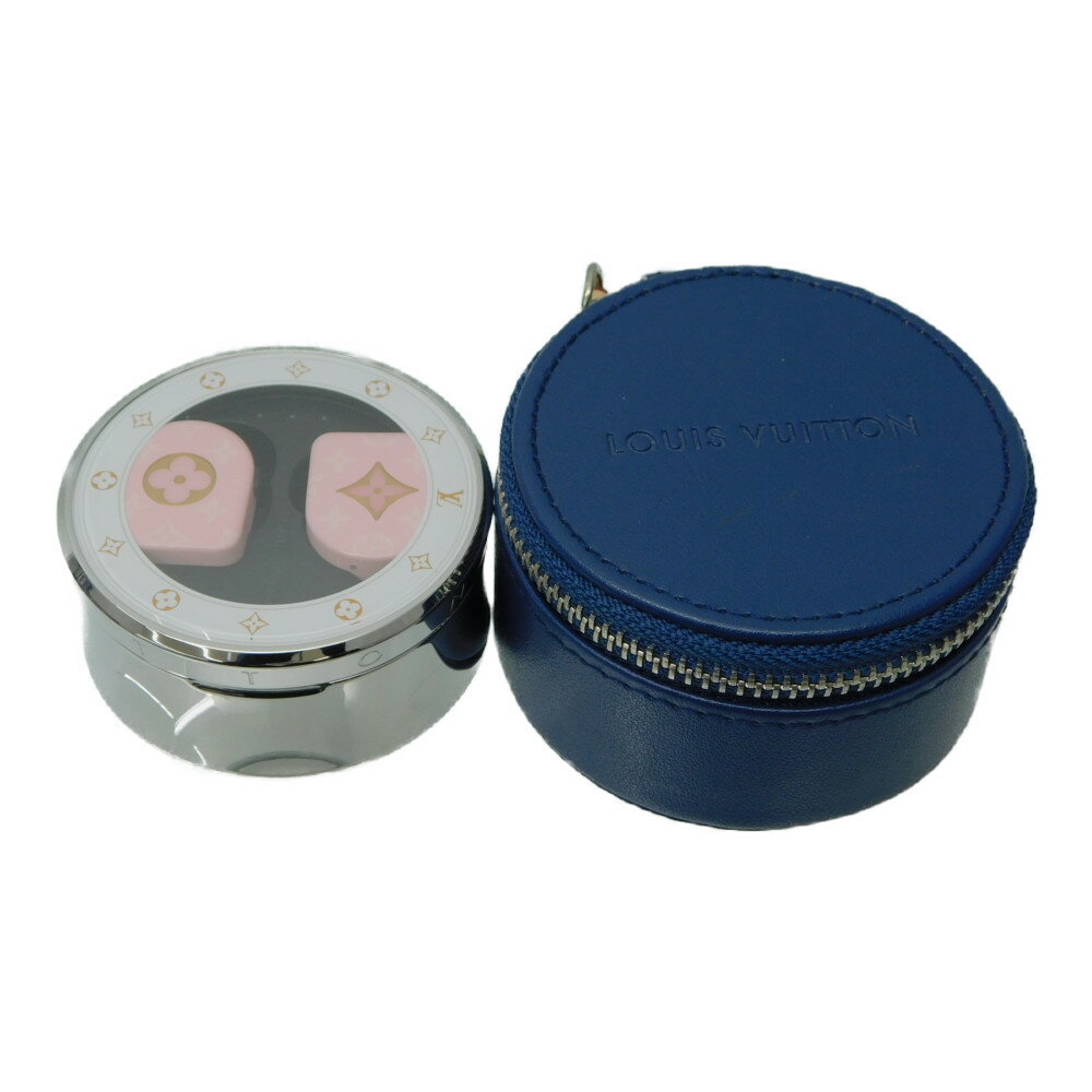 LOUIS VUITTON ルイヴィトン ホライゾン QAB150 イヤホン ワイヤレス Bluetooth対応 充電ケース ピンク モノグラム レディース ギ...