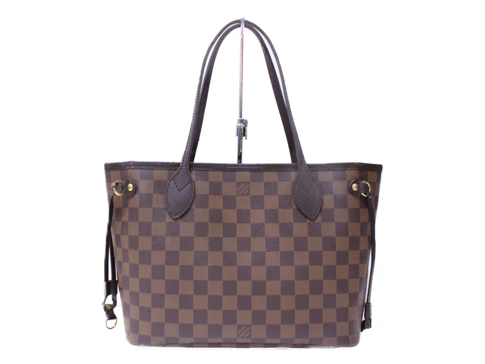 LOUIS VUITTON　ネヴァーフルPM　N51109　ダミエ　トートバッグ　廃盤　レディース　定番　人気　シンプル　ギフト　プレゼント包装可　【中古】のサムネイル