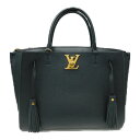 【箱・布袋あり】LOUIS VUITTON ルイヴィトン ロックミート M54569 ハンドバッグ ショルダーバッグ 2WAY ブラック 黒 ノワール レザー ...