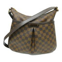 【布袋あり】LOUIS VUITTON　ルイヴィトン ブルームズベリPM　N42251 ショルダーバッグ　ダミエ・エベヌ　ブラウン ゴールド金具　おしゃれ　シンプル　ショルダー紐調節可　レディース　プレゼント包装【中古】新居浜店