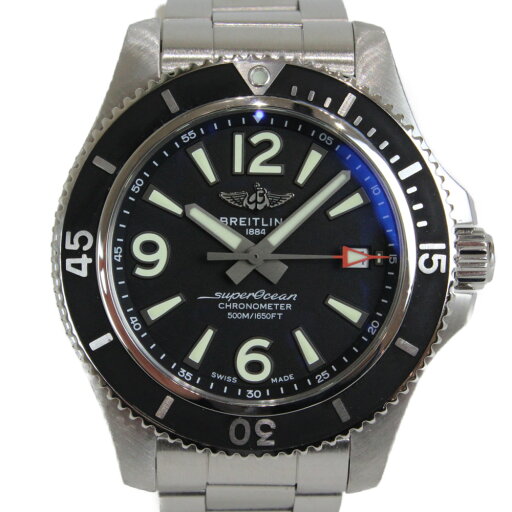 BREITLING ブライトリング スーパーオーシャン オートマチック42 A17366021B1A1 自動巻き デイト SS ブラック メンズ 腕時計【中古】新居浜店 BREITLING ブライトリング スーパーオーシャン オートマチック42 A17366021B1A1 自動巻き デイト SS ブラック メンズ 腕時計【中古】新居浜店
