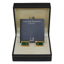 dunhill ダンヒル カフス ゴールド グリーン メンズ ブランド 小物 ビジネス スーツ ボタン【中古】松前R56号店