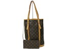 【布袋あり】LOUIS VUITTON ルイヴィトン バケットGM M42236 モノグラム トートバッグ ポーチ付き 廃盤 レディース シンプル ギフト プレ...