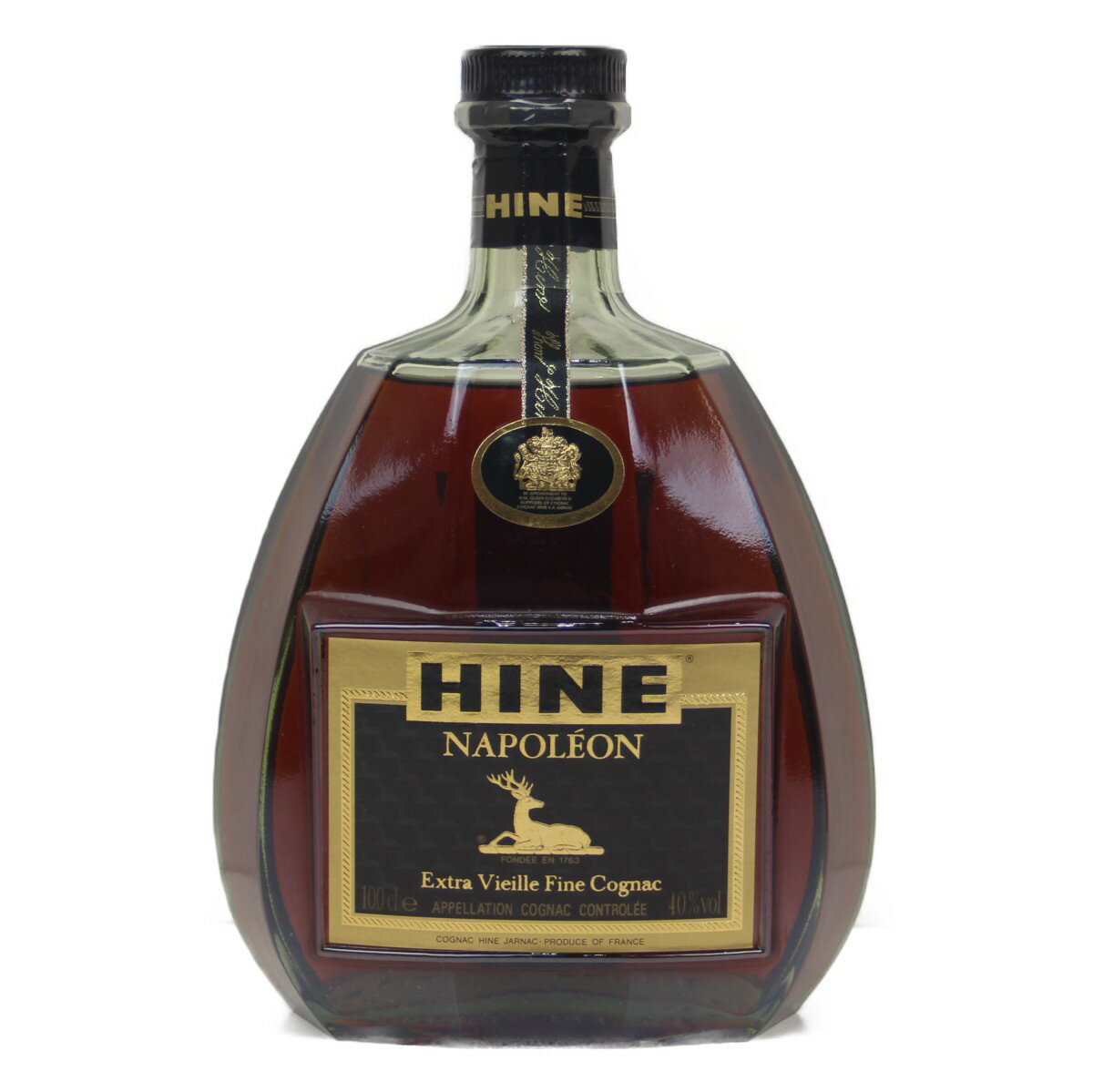 【箱あり】【未開封】HINE NAPOLEON Extra Vieille Fine Cognac ハイン ナポレオン エクストラ ヴィエイユ ファイン コニャック ブランデー 1000ml 40% 【古酒・中古】松前R56店