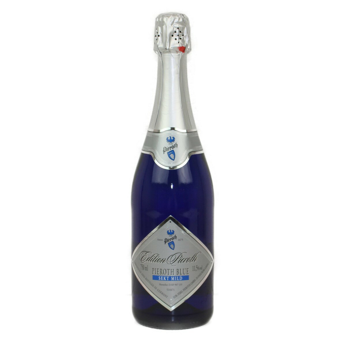 【未開封】PIEROTH BLUE SEKT MILD ピーロート・ブルー ゼクト マイルド スパークリングワイン 750ml 11.5% 【古酒・中古】松前R56店