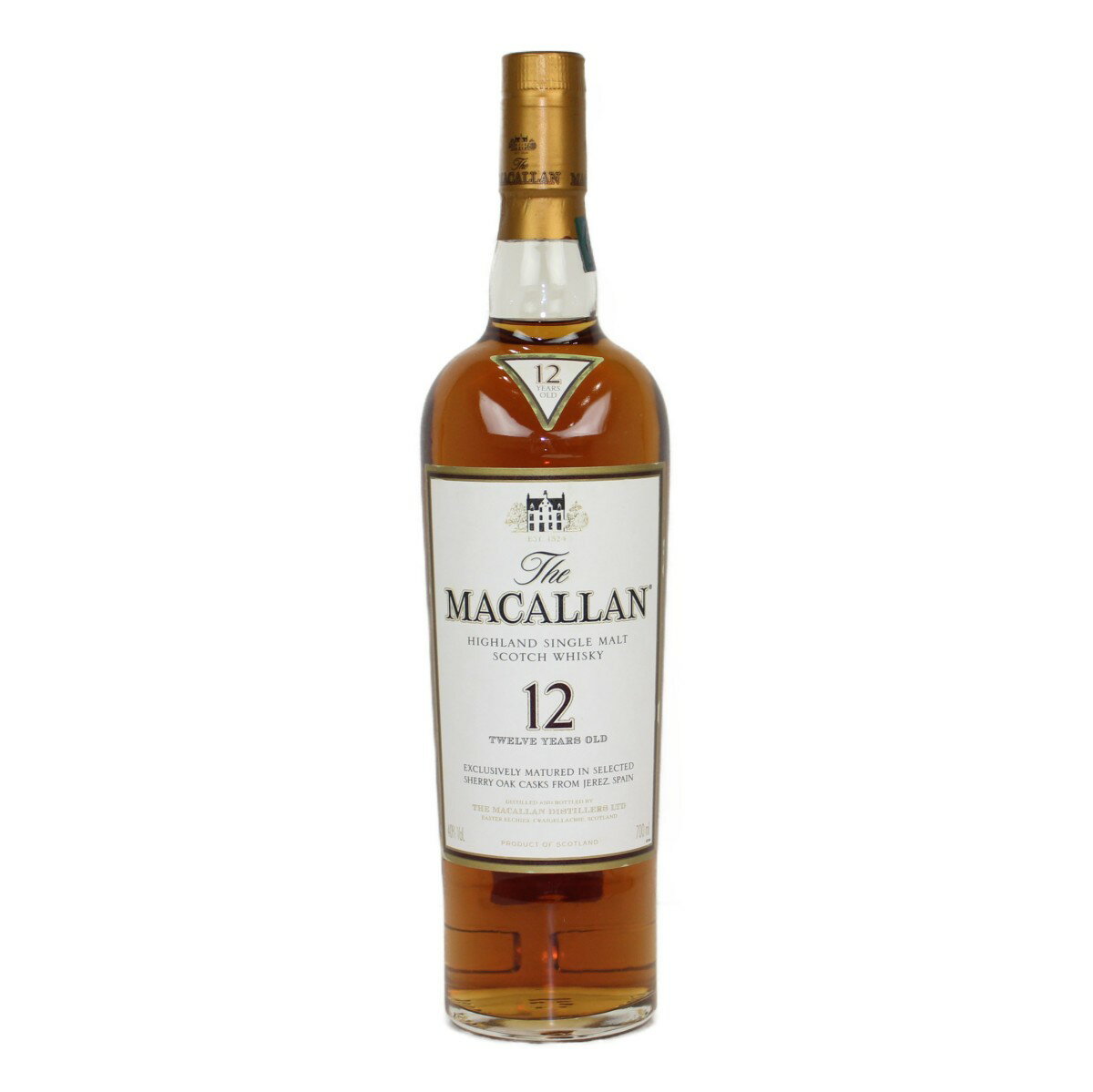 マッカラン 700ml 【箱あり】【未開封】THE MACALLAN 12 TWELVE YEARS OLD HIGHLAND SINGLE MALT SCOTCH