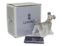 LLADRO リヤドロ びっくりしちゃった マルチカラー お祝い プレゼント インテリア 飾り 人形 犬 置物 小物【中古】 松前R56号店