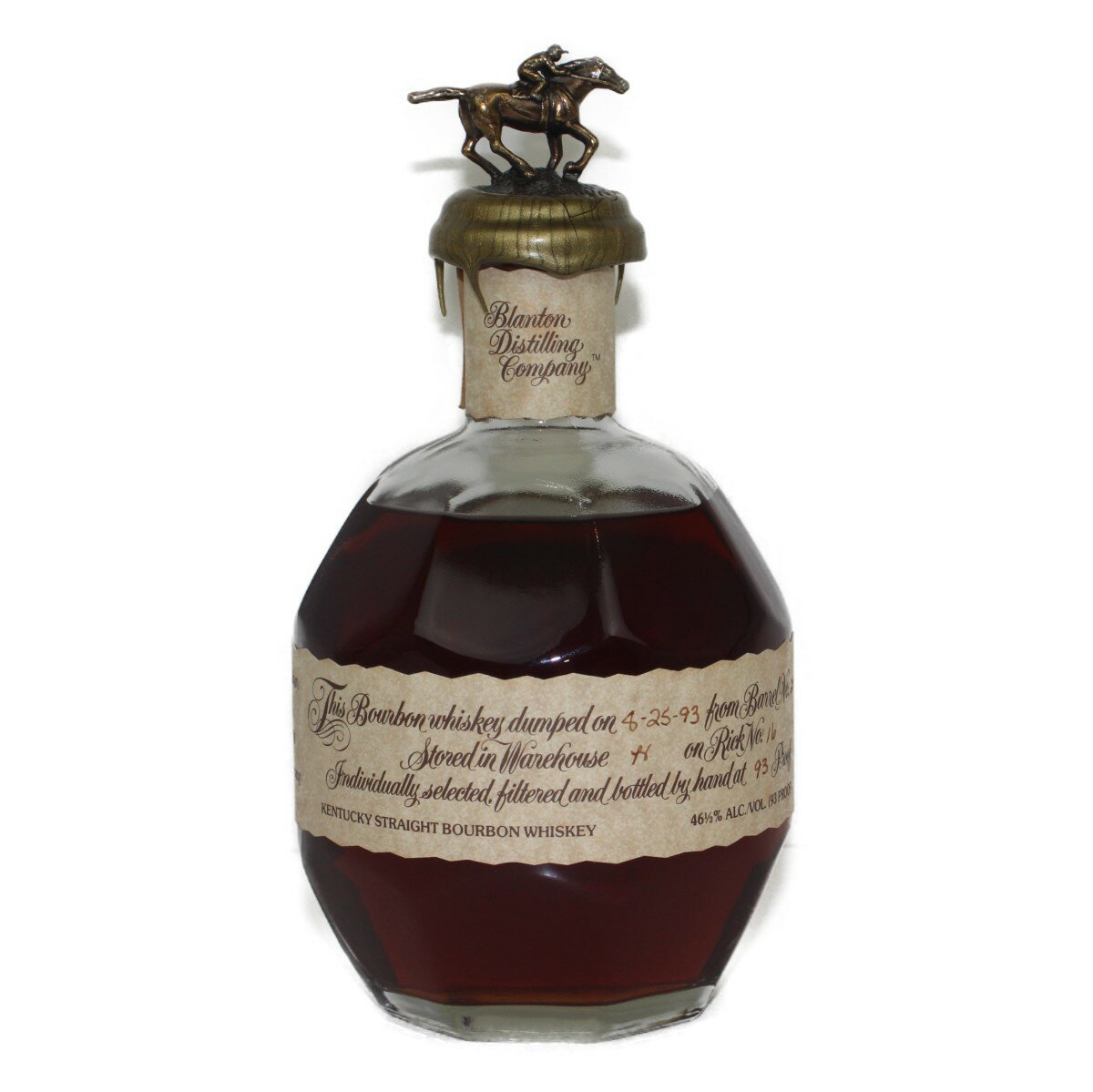 【未開封】Blanton's SINGLE BARREL BOURBON WHISKY ブラントン シングル バレル バーボン ウイスキー 750ml 46.5%【古酒・中古】松前R56号店