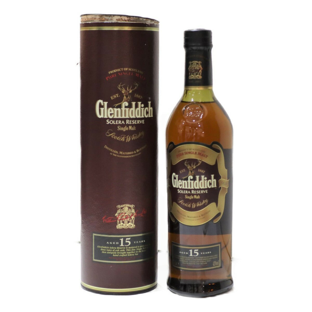 【未開封】GLENFIDDICH SOLERA RESERVE AGED 15 YEARS SCOTCH WHISKY グレンフィディック ソレラリザーブ スコッチウィスキー 750ml 43%【古酒・中古】松前R56号店