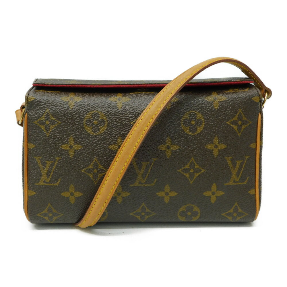 LOUIS VUITTON　ルイヴィトン　レシタル　M51900　廃盤　レア　モノグラム　ハンドバッグ　ゴールド金具　コンパクト　ブラウン系　カジュアル　レディース　ウィメンズ　ギフト　プレゼント包装可【中古】新居浜店