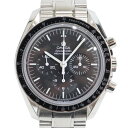 【ギャラ有】OMEGA オメガ スピードマスター ムーンウォッチ プロフェッショナル クロノグラフ 42MM 311.30.42.30.01.006 手巻き SS ブラック メンズ 腕時計【中古】松前R56号店