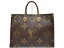 LOUIS VUITTON　オンザゴーGM　M45320　ジャイアント・モノグラム×モノグラム・リバース　トートバッグ　ショルダーバッグ　レディース　メンズ　ユニセックス　人気　シンプル　ギフト　プレゼント包装可　【中古】　松山久万ノ台店