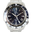 【オーバーホール済み】Grand Seiko グランドセイコー メカニカルハイビート 36000GMT SBGJ237 自動巻き デイト SS 革ベルと ブルー...
