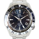 【オーバーホール済み】Grand Seiko グランドセイコー メカニカルハイビート 36000GMT SBGJ237 自動巻き デイト SS 革ベルと ブルー ホワイト メンズ 腕時計【中古】松前R56号店