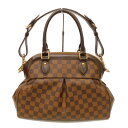 LOUIS VUITTON ルイヴィトン トレヴィPM N51997 ダミエ ブラウン ゴールド金具 ショルダーバッグ ハンドバッグ レディース オシャレ ギフ...