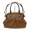 LOUIS VUITTON　ルイヴィトン トレヴィPM　N51997　ダミエ　ブラウン　ゴールド金具　ショルダーバッグ　ハンドバッグ　レディース　オシャレ　ギフト　贈り物　プレゼント包装【中古】　新居浜店