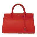 【布袋・ショルダーあり】YVESSAINTLAURENT イヴサンローラン ガバリヴゴージュ FLY400413 肩掛け 斜め掛け レッド 赤 ゴールド金具 レザー ショルダー調節可 レディース ギフト プレゼント包装可【中古】 新居浜店