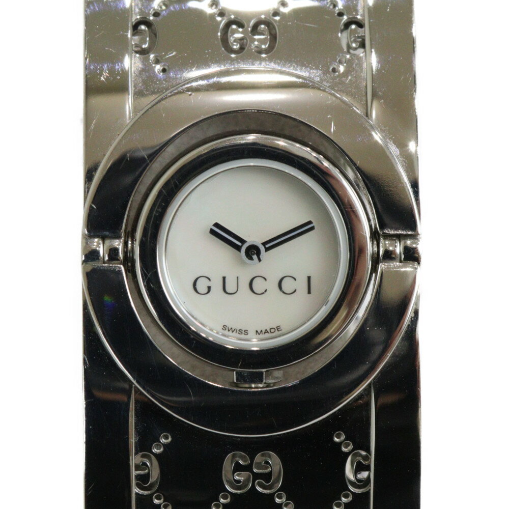 【電池交換済み】GUCCI　グッチ　トワール　バングル　ウォッチ　YA112501　クオーツ　SS　 ...