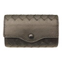 BOTTEGAVENETA ボッテガヴェネタ イントレチャートキーケース 1207405 5連キーケース キーケース 鍵収納 ケース 収納 ブラック系 ブラック...