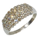 Pt950 ワイドリング プラチナ ダイヤモンド 1.00ct 約4.5g 約19号 リング 指輪 アクセサリー セレクトジュエリー レディース メンズ ユニセ...
