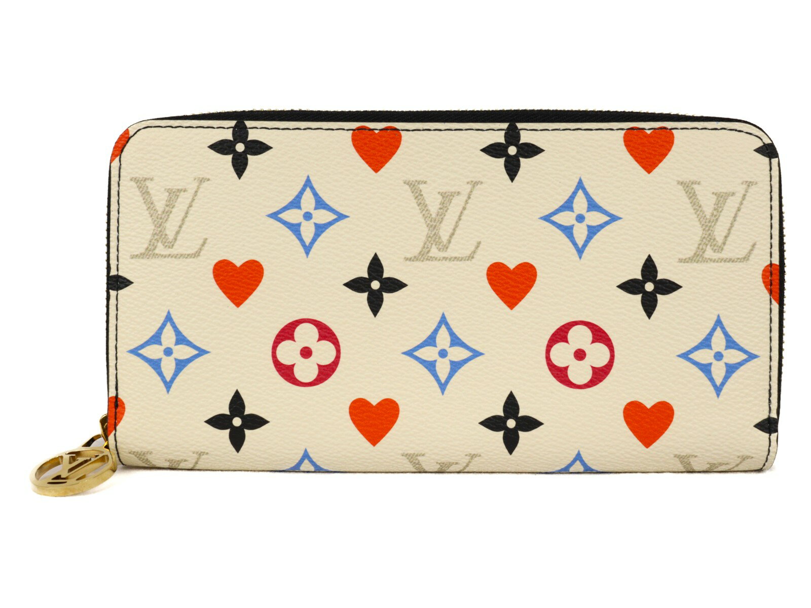 【箱・布袋あり】LOUIS VUITTON ルイヴィトン ゲームオン ジッピーウォレット M57491 ブロン ホワイト系 マルチカラー ロングウォレット 長財布 シンプル メンズ ギフト プレゼント包装可【中…