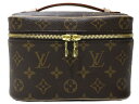 【☆未使用品☆】【布袋あり】LOUIS VUITTON　ルイヴィトン　ニース・ミニ　M44495　バニティバッグ　化粧ポーチ　メイクポーチ　モノグラム　ブラウン　レディース　ギフト　プレゼント包装可【中古】松前R56号店