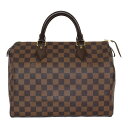 LOUIS VUITTON ルイヴィトン スピーディ30 N41531 ダミエ ブラウン レディース メンズ ウィメンズ ユニセックス ブランド LV 人気 定番 ボストンバッグ ハンドバッグ【中古】松前R56号店