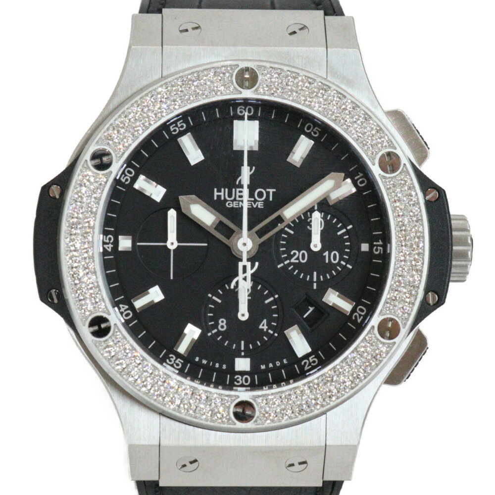 【オーバーホール済】HUBLOT　ウブロ　ビッグ・バン　スチール　ダイヤモンド　301.SX.117 ...