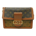 LOUIS VUITTON ルイヴィトン ドーフィーヌMM M44391 モノグラム ハンドバッグ ショルダーバッグ ショルダーストラップ ゴールド金具 チェー...