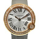 【内箱・ギャラあり】Cartier カルティエ バロン ブラン ドゥ カルティエ ウォッチ WJBL0008 クオーツ Au750 ピンクゴールド ダイヤモンド...