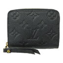 LOUIS VUITTON　ルイヴィトン　ジッピーコインパース M60574 ラウンドファスナー　財布　コンパクト　モノグラム　ブラック系　ゴールド金具　レディース　メンズ　ユニセックス　大容量　人気　プレゼント包装【中古】新居浜店