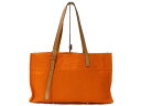 【箱・布袋あり】HERMES エルメス エトリヴィエール・エラン □O刻印 2011年製造 トートバッグ キャンバス×レザー オレンジ メンズ レディース ユニ...