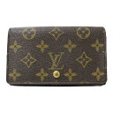 LOUIS VUITTON ルイヴィトン ポルトモネ ビエ トレゾール M61730 モノグラム ブラウン レディース メンズ ウィメンズ ユニセックス ブランド LV 人気 定番 二つ折り財布 ミニ財布【中古】松前R56号店