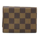 LOUIS VUITTON ルイヴィトン アンヴェロップ カルト ドゥ ヴィジット N62920 ダミエ ブラウン レディース メンズ ウィメンズ ユニセックス ブランド LV 人気 定番 カードケース 名刺入れ【中古】松前R56号店 2