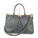 LOUIS VUITTON ルイヴィトン トリアノン PM M46488 モノグラム・アンプラント ブラックレザー レディース ウィメンズ ユニセックス ブランド LV 人気 定番 ハンドバッグ 2WAYバッグ【中古】松前R56号店