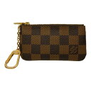 LOUIS VUITTON　ルイヴィトン ポシェット・クレ　N62658　コインケース　小銭入れ　ダミエ　ブラウン系 メンズ レディース 人気 ブランド LV ゴールド金具　人気　コンパクト　プレゼント包装可【中古】新居浜店