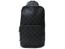 LOUIS VUITTON ルイヴィトン アヴェニュー・スリングバッグ N41719 ショルダーバッグ ボディバッグ ワンショルダー ダミエ・グラフィット ブラ...