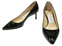 【箱・布袋あり】JIMMY CHOO ジミーチュウ ポインテッドトゥパンプス エナメル ブラック パンプス 靴 サイズ表記35.5 約22.5cm レディース ...