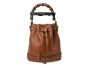 【中古品】GUCCIダイアナミニバケット バンブー 724667 ブラウン系 レザー×バンブー ハンドバッグ ショルダーバッグ 2WAYバッグ 巾着バッグ ミニ...