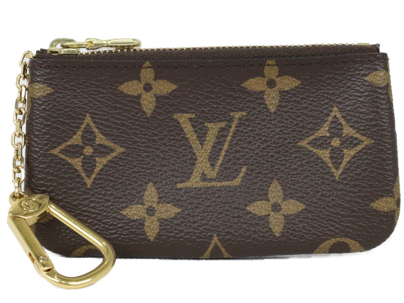 LOUIS VUITTON　ルイヴィトン　ポシェットクレ　M62650　キーケース　小銭入れ　コインケース　モノグラム　ブラウン　ゴールド金具　シンプル　レディース　メンズ　ユニセックス　ギフト　プレゼント包装可【中古】松前R56号店