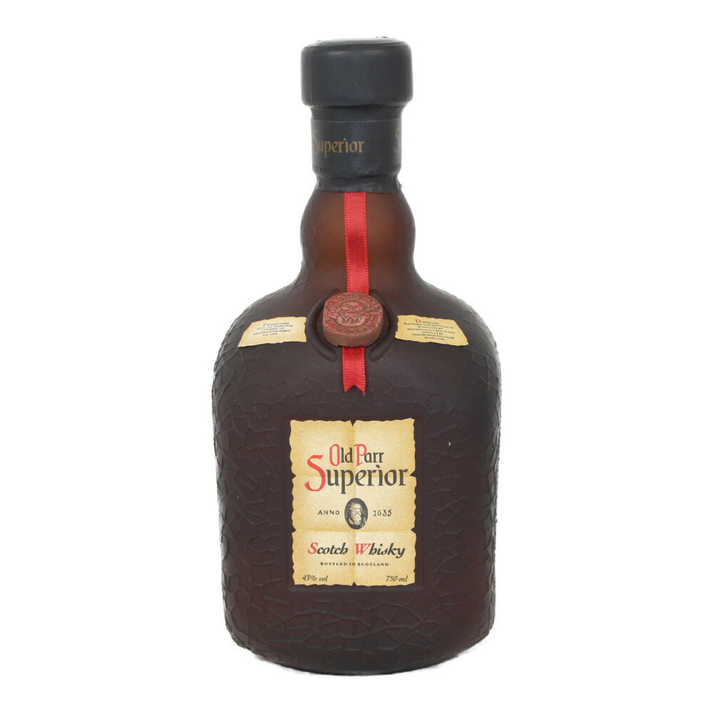 【未開封・箱あり】Old Parr Superior オールドパー スーペリア Scotch Whisky スコッチウィスキー 旧ラベル レアボトル 750ml 43%【古酒・中古】松前R56号店