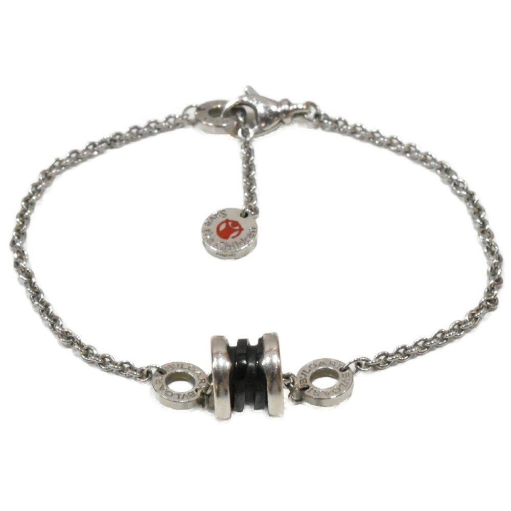 BVLGARI ブルガリ ビーゼロワンブレスレット AG925 シルバー ブレスレット 約18.5cm セーブザチルドレン レディース メンズ ユニセックス ア...