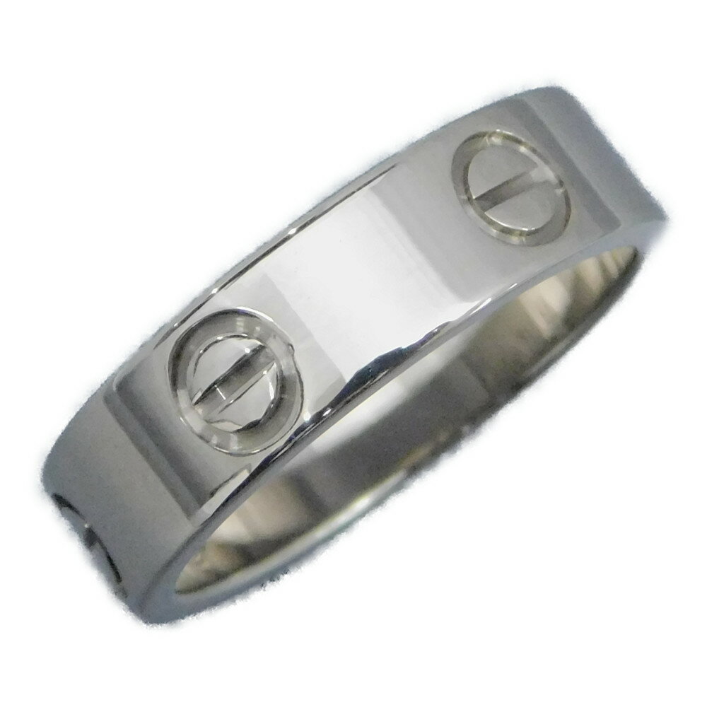 【新品仕上げ済】Cartier　カルティエ　ラブリング　K18WG　サイズ56　約15.5号　　ホワイトゴールド　750　指輪　ブランドジュエリー　シンプル　メンズ　レディース　ウィメンズ　贈り物　ギフト　プレゼント包装可【中古】新居浜店のサムネイル