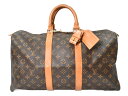 【中古品】 LOUIS VUITTONキーポル45 M41428 モノグラム/ブラウン系 コーティングキャンバス ボストンバッグ 旅行バッグ 定番 人気 ユニセックス カジュアルバッグ おしゃれ 【中古】松山久万ノ台店(4)