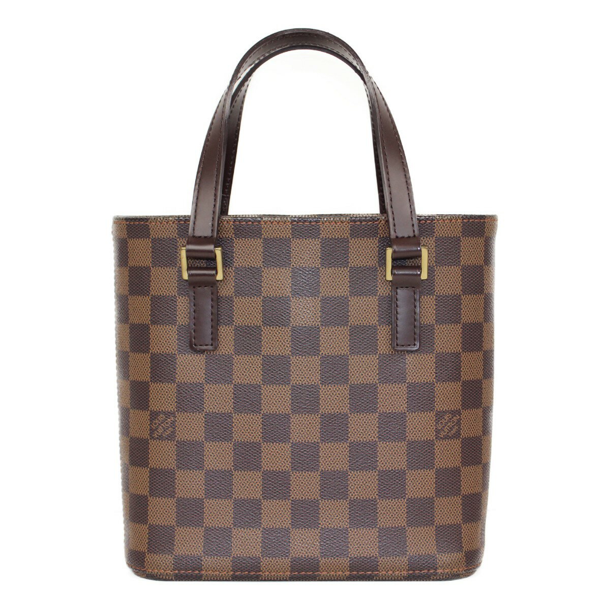 【スペシャルオーダー】LOUIS VUITTON ヴァヴァンPM N51171 ダミエ/ブラウン系 レッド レディース 人気 ブランド LV ハンドバッグ ミニ 小さい【中古】 松前R56号店