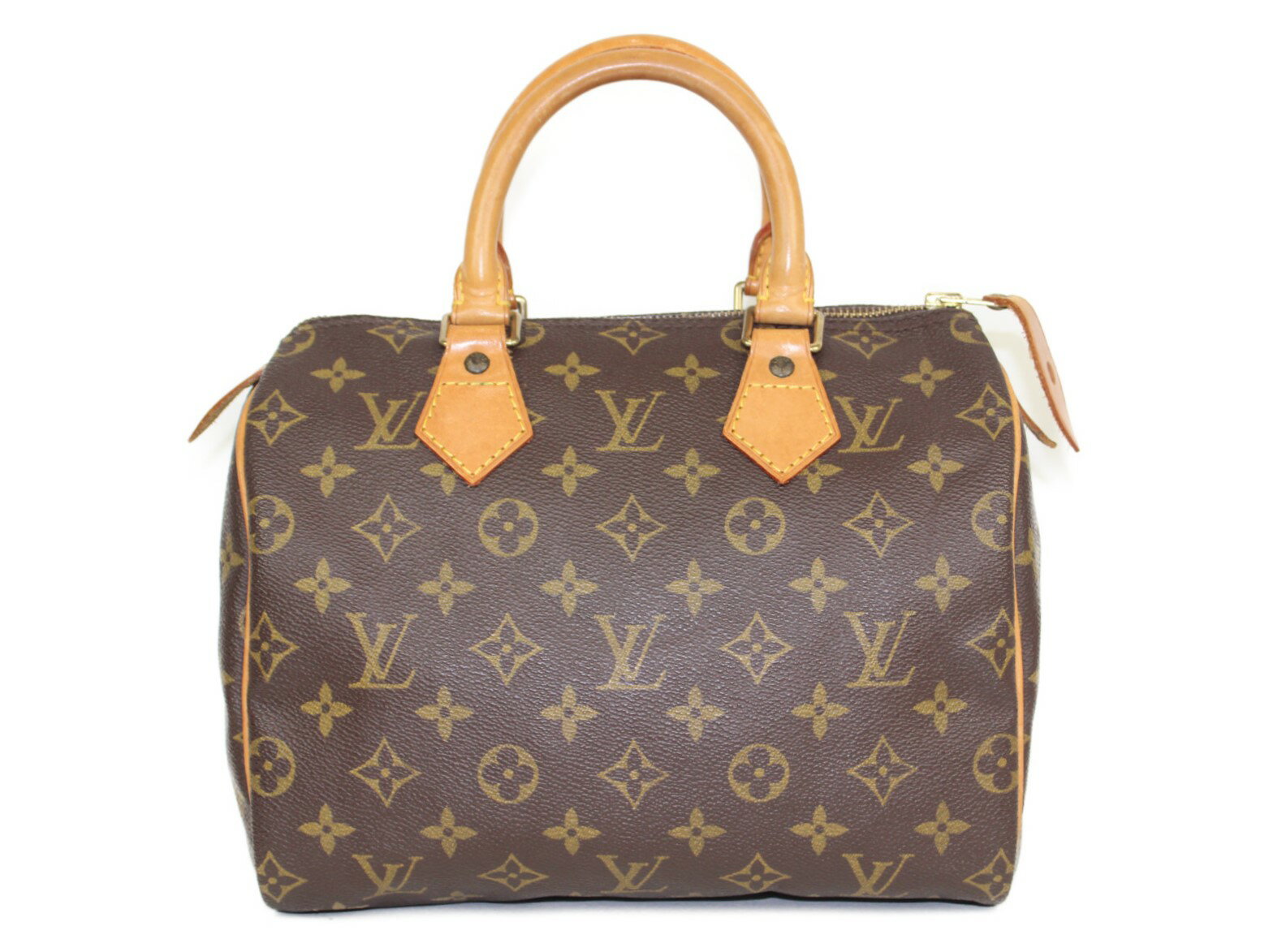 LOUIS VUITTON スピーディ25 M41528 モノグラム/ブラウン系 メンズ レディース 人気 ブランド LV ハンドバッグ ボストン【中古】 松前R56号店