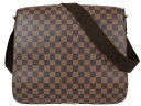 LOUIS VUITTON ルイヴィトン ヴィクトール ショルダーバッグ ダミエ ブラウン SPオーダー メンズ ギフト プレゼント包装可【中古】松前R56号店
